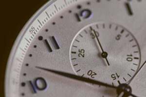close up of watch