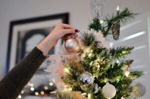 Decorating a Christmas Tree